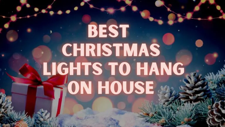 Best Christmas lights to hang on house