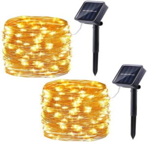 Joomer 2 Pack Solar String Lights, ..