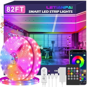 LETIANPAI Wireless Led Strip Lights With Remote