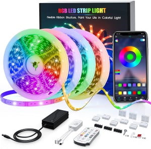 Ehomful 100 Feet Led Strip Lights With Remote