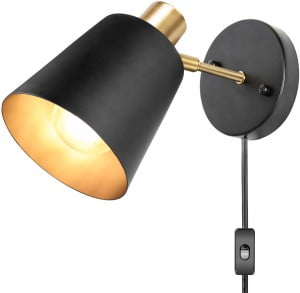 YiaMia living room wall sconce plug in