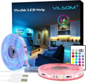 ViLSOM Usb Led Light Strip With Remote