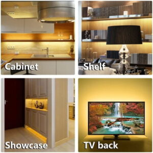 WOBANE Under Cabinet led strip lights for kitchen