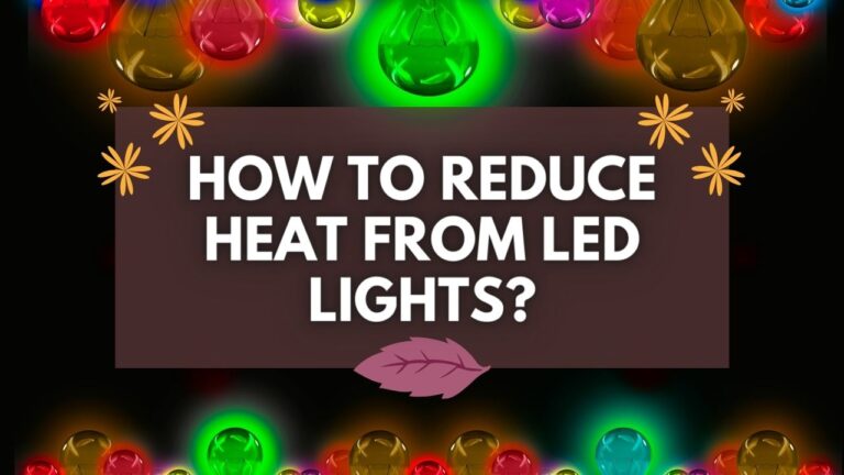 A lot of people want to know how to reduce heat from led lights because led lights are really easy to get burnt if you don't know how to manage them. The heat is mainly generated from the chips which are used in the led lights, so today we are going to discuss how you can reduce heat from led lights. How to reduce heat from led lights? Led lights create heat only when they are under high current conditions. Heat is not the one that is harmful to the LED. It is the current that damages the LED. Therefore, to reduce heat from LED, you need to control the current. You don't have control over the light intensity, but you can control the current with some tricks. Trick one: Put an aluminum plate of the same size as the LED to cover the backside of the LED. This will spread the heat and will not allow heat to concentrate in one place. Trick two: Use a thicker heatsink and spring washers to spread the heat. Trick three: Use fans to blow the hot air away. There are some tricks to lower the heat from led lights without reducing their brightness: Use high current drivers with thermal-fuse and over-current protection. Use a heat sink for bigger LEDs. Orient the LEDs to the most efficient area of your reflector. Use a lower color temperature. Use a lower luminosity. Blocking the light from the hottest LEDs. Why are my LED lights getting so hot? One of the main issues with LED lighting is its poor heat dissipation. The reason for this is its structure. In a traditional light bulb, the filament is in the center and heated by a small amount of electricity. A lot of the electricity is used in heating the metal filament. LED is different because it is a solid-state device. It doesn't have a filament and the electricity is used to excite the electrons in the semiconductor. It's almost as if it's using a fraction of the electricity. The electrons are moving so fast that they create an imbalance in the positive and negative charges. This causes the electrons to fall back down to their original state. This movement causes the heat that we see as visible light. Do LED strip lights make your room hot? Yes, they can make a room hotter. There is no doubt that the LED lights give off light and heat. This is even more so if you are using the normal LED bulbs, as they are only about half as efficient as the LED lights. However, if you are using LED strip lights, you can control their temperature. This is done via the number of LED lights on the strip and the distance from them. The distance you place them from the wall has an impact on how much light is reflected off the wall and therefore how much heat is generated. As for the number of LED lights, keep in mind that each watt of an LED light is roughly equal to a 40-60 watt incandescent bulb. Led light bulb heat issues These days, LED lights don't get hot at all. The newer generation of LED bulbs utilizes a new process that doesn't result in any significant heat being created. That being said, a light bulb will always have a certain amount of heat generated. But that heat is being used to make light, which is a good thing. The recent invention of light-emitting diode (LED) light bulbs has significantly changed the way we think about lighting our homes. Depending on their use, they can significantly cut the energy consumption of your whole house. But some of them may cause problems and inconvenience, exposing the whole idea of saving energy as a marketing sham. In many cases, the heat generated by these bulbs is unbearable. As a result of the high temperature, some of the bulbs end up breaking; in some cases, the heat may be so high that it may cause a fire.  You can also read related posts: Best Waterproof Led Strip Lights Best 100 Ft LED Strip Lights Best Outdoor String Lights With Timer Best 12v Waterproof Led Lights For Boats Are Battery-Powered LED Lights Waterproof? Best Outdoor LED Strip Lights With Remote