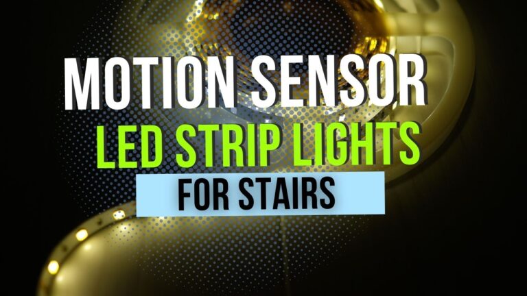 Motion Sensor Led Strip Lights For Stairs