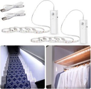 WOBANE Wired Motion Sensor Stair Lights