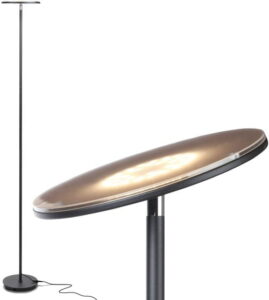 Brightech sky led torchiere floor lamp