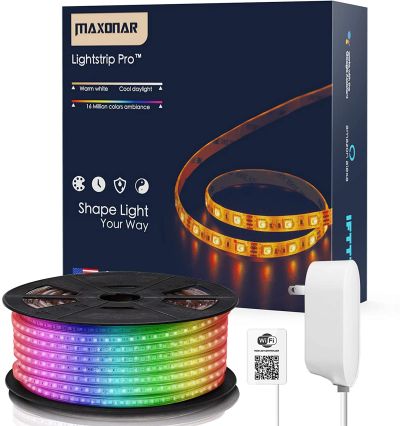 Maxonar Smart Led Strip Lights With Alexa