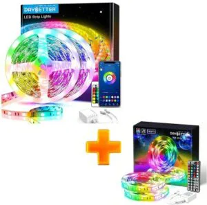 DAYBETTER 60 ft led christmas lights