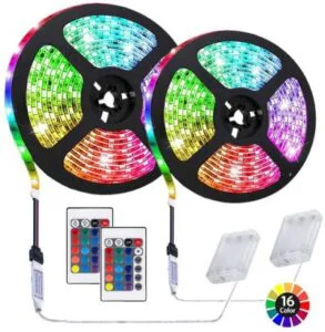 HIKENRI Rechargeable Waterproof Led Strip Lights