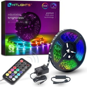 HitLights Rechargeable Led Strip Lights With Remote