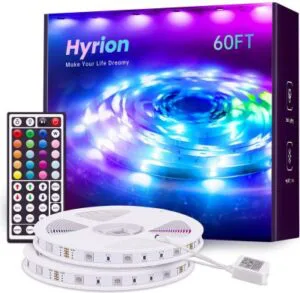 Hyrion 60 ft led strip lights: