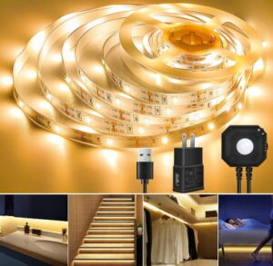 HOUHUI-Motion-Activated-LED-Strip-Lights-for-Under-Bed