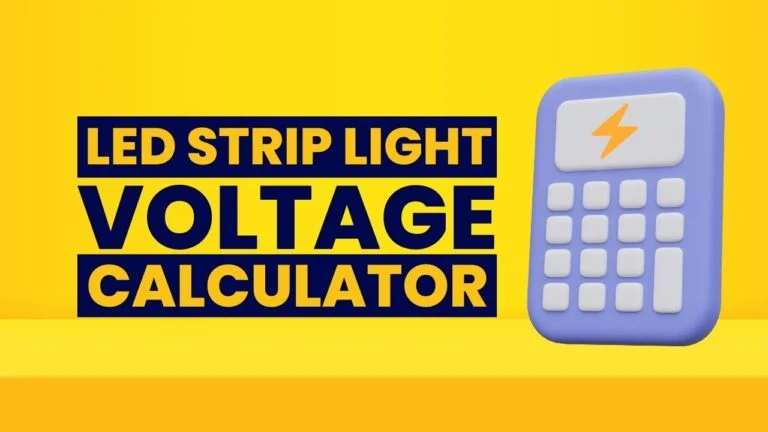 LED Strip Light Voltage Calculator